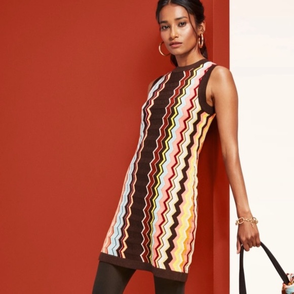 Missoni for Target Dresses & Skirts - Missoni for Target / Brown chevron stripe dress